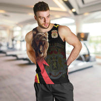 Belgium Coat of Arms Men Tank Top Angry Lion