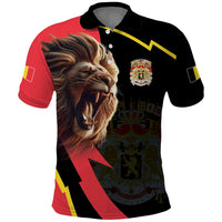 Belgium Coat of Arms Polo Shirt Angry Lion