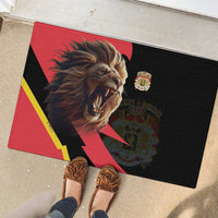 Belgium Coat of Arms Rubber Doormat Angry Lion