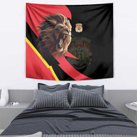 Belgium Coat of Arms Tapestry Angry Lion