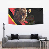 Belgium Coat of Arms Tapestry Angry Lion