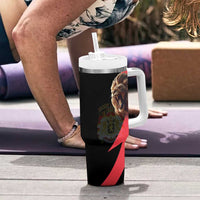 Belgium Coat of Arms Tumbler With Handle Angry Lion