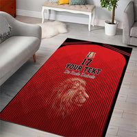 Custom Belgium Football We are Champions Area Rug Red Style Come on De Rode Duivels