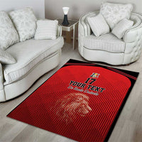 Custom Belgium Football We are Champions Area Rug Red Style Come on De Rode Duivels