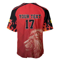 Custom Belgium Football We are Champions Baseball Jersey Red Style Come on De Rode Duivels