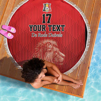 Custom Belgium Football We are Champions Beach Blanket Red Style Come on De Rode Duivels