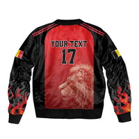 Custom Belgium Football We are Champions Bomber Jacket Red Style Come on De Rode Duivels