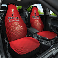 Custom Belgium Football We are Champions Car Seat Cover Red Style Come on De Rode Duivels