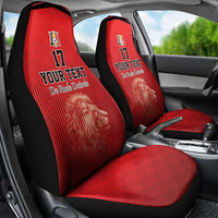 Custom Belgium Football We are Champions Car Seat Cover Red Style Come on De Rode Duivels