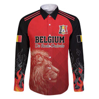Custom Belgium Football We are Champions Family Matching Mermaid Dress and Hawaiian Shirt Red Style Come on De Rode Duivels