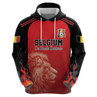Custom Belgium Football We are Champions Hoodie Red Style Come on De Rode Duivels