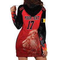 Custom Belgium Football We are Champions Hoodie Dress Red Style Come on De Rode Duivels