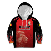 Custom Belgium Football We are Champions Kid Hoodie Red Style Come on De Rode Duivels