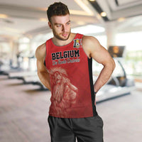 Custom Belgium Football We are Champions Men Tank Top Red Style Come on De Rode Duivels
