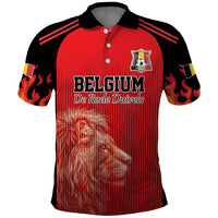 Custom Belgium Football We are Champions Polo Shirt Red Style Come on De Rode Duivels
