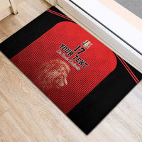 Custom Belgium Football We are Champions Rubber Doormat Red Style Come on De Rode Duivels