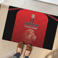 Custom Belgium Football We are Champions Rubber Doormat Red Style Come on De Rode Duivels