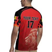 Custom Belgium Football We are Champions Rugby Jersey Red Style Come on De Rode Duivels