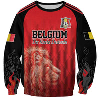 Custom Belgium Football We are Champions Sweatshirt Red Style Come on De Rode Duivels