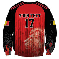 Custom Belgium Football We are Champions Sweatshirt Red Style Come on De Rode Duivels