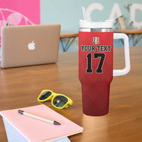 Custom Belgium Football We are Champions Tumbler With Handle Red Style Come on De Rode Duivels