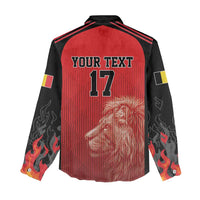 Custom Belgium Football We are Champions Women Casual Shirt Red Style Come on De Rode Duivels