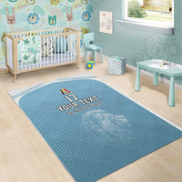 Custom Belgium Football We are Champions Area Rug Blue Style Come on De Rode Duivels