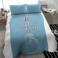 Custom Belgium Football We are Champions Bedding Set Blue Style Come on De Rode Duivels