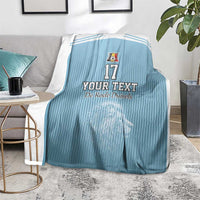 Custom Belgium Football We are Champions Blanket Blue Style Come on De Rode Duivels