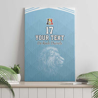 Custom Belgium Football We are Champions Canvas Wall Art Blue Style Come on De Rode Duivels