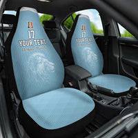 Custom Belgium Football We are Champions Car Seat Cover Blue Style Come on De Rode Duivels