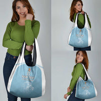 Custom Belgium Football We are Champions Grocery Bag Blue Style Come on De Rode Duivels