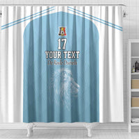 Custom Belgium Football We are Champions Shower Curtain Blue Style Come on De Rode Duivels