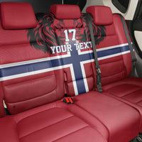 Custom Norway Football Back Car Seat Cover Lion Sporty Style