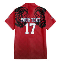 Custom Norway Football Family Matching Mermaid Dress and Hawaiian Shirt Lion Sporty Style