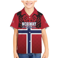 Custom Norway Football Family Matching Mermaid Dress and Hawaiian Shirt Lion Sporty Style