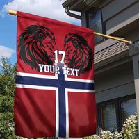 Custom Norway Football Garden Flag Lion Sporty Style