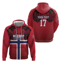 Custom Norway Football Hoodie Lion Sporty Style