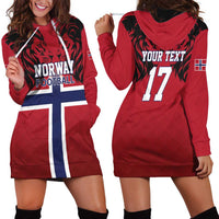 Custom Norway Football Hoodie Dress Lion Sporty Style