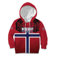 Custom Norway Football Kid Hoodie Lion Sporty Style