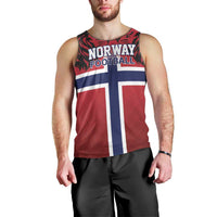 Custom Norway Football Men Tank Top Lion Sporty Style