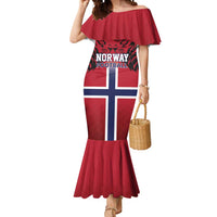 Custom Norway Football Mermaid Dress Lion Sporty Style