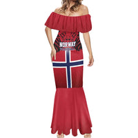 Custom Norway Football Mermaid Dress Lion Sporty Style