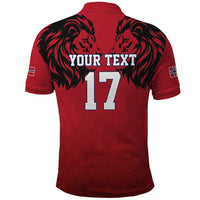 Custom Norway Football Polo Shirt Lion Sporty Style