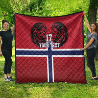 Custom Norway Football Quilt Lion Sporty Style