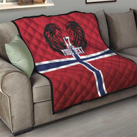 Custom Norway Football Quilt Lion Sporty Style