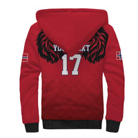 Custom Norway Football Sherpa Hoodie Lion Sporty Style