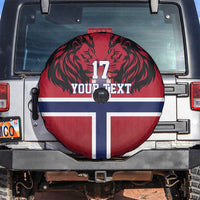 Custom Norway Football Spare Tire Cover Lion Sporty Style
