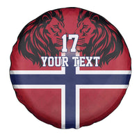 Custom Norway Football Spare Tire Cover Lion Sporty Style