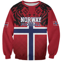 Custom Norway Football Sweatshirt Lion Sporty Style
